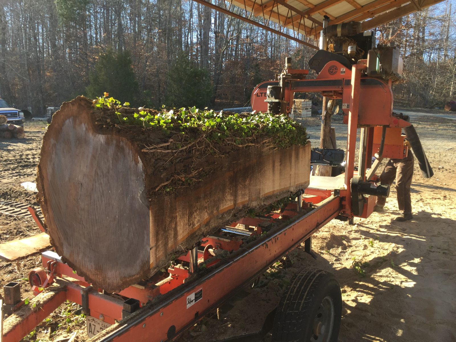 ELLIOTT’S CUSTOM PORTABLE SAWMILL NORTH CAROLINA MOBILE SAWMILL